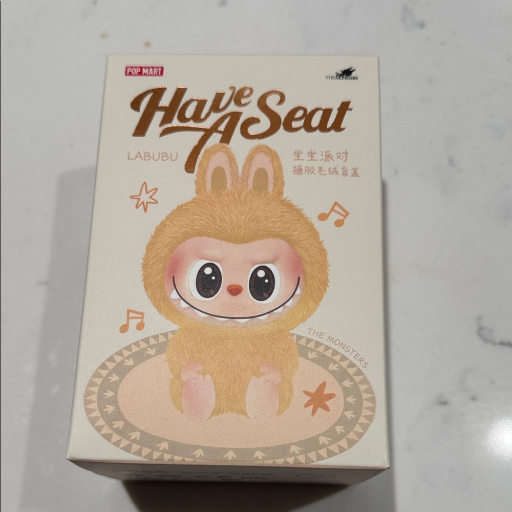 UNOPENED Have A Seat Labubu Authentic